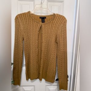 New York & Company cardigan, xs, golden jewel buttons, worn once